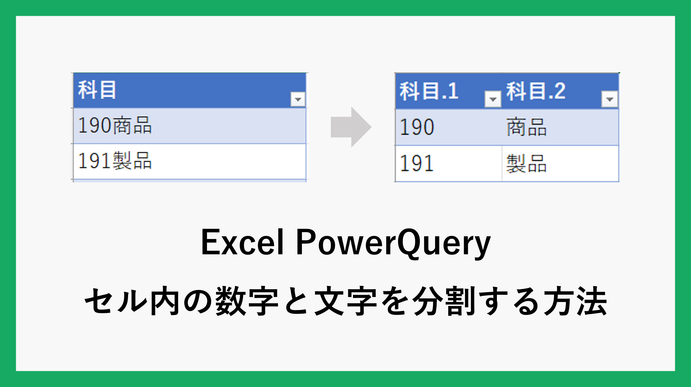エクセル セル の 分割
